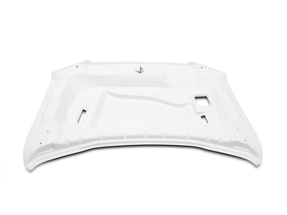 RedRock Ram Air Hood with Heat Extractors; Unpainted (15-20 F-150, Excluding Raptor)