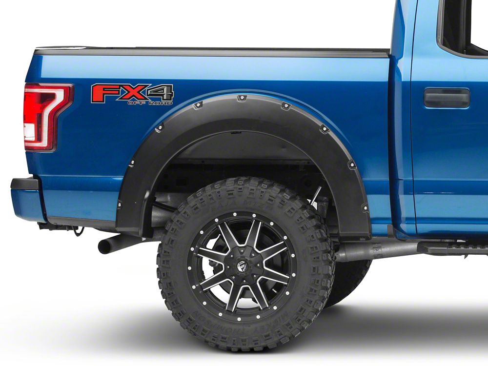 RedRock Pocket Style Fender Flares (15-17 F-150, Excluding Raptor)