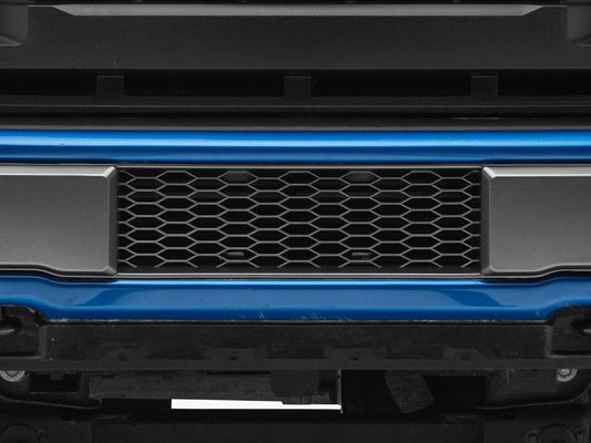 RedRock Baja Lower Grille Insert; Charcoal (15-17 F-150, Excluding Raptor)