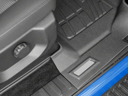 RedRock Sure-Fit Front and Second Row Floor Liners; Black (15-25 F-150 SuperCab)