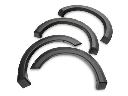 RedRock Pocket Style Fender Flares; Textured Black (04-08 F-150 Styleside)