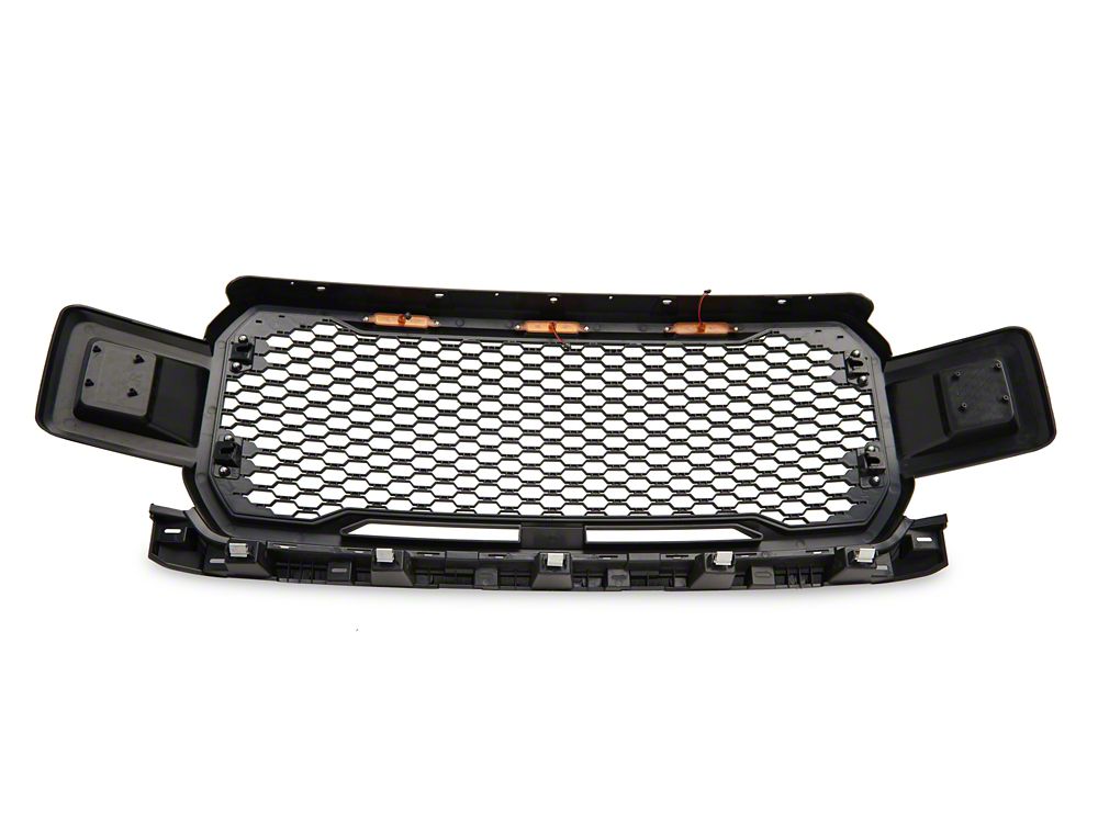 RedRock Baja Upper Replacement Grille with LED Lighting (18-20 F-150, Excluding Raptor)