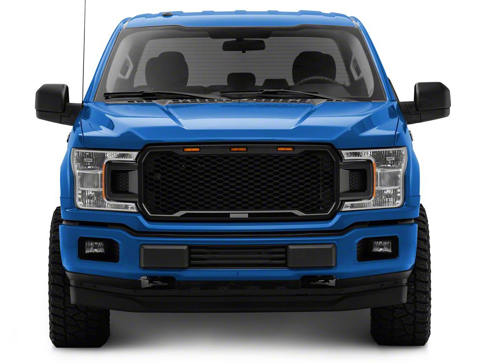 RedRock Baja Upper Replacement Grille with LED Lighting (18-20 F-150, Excluding Raptor)