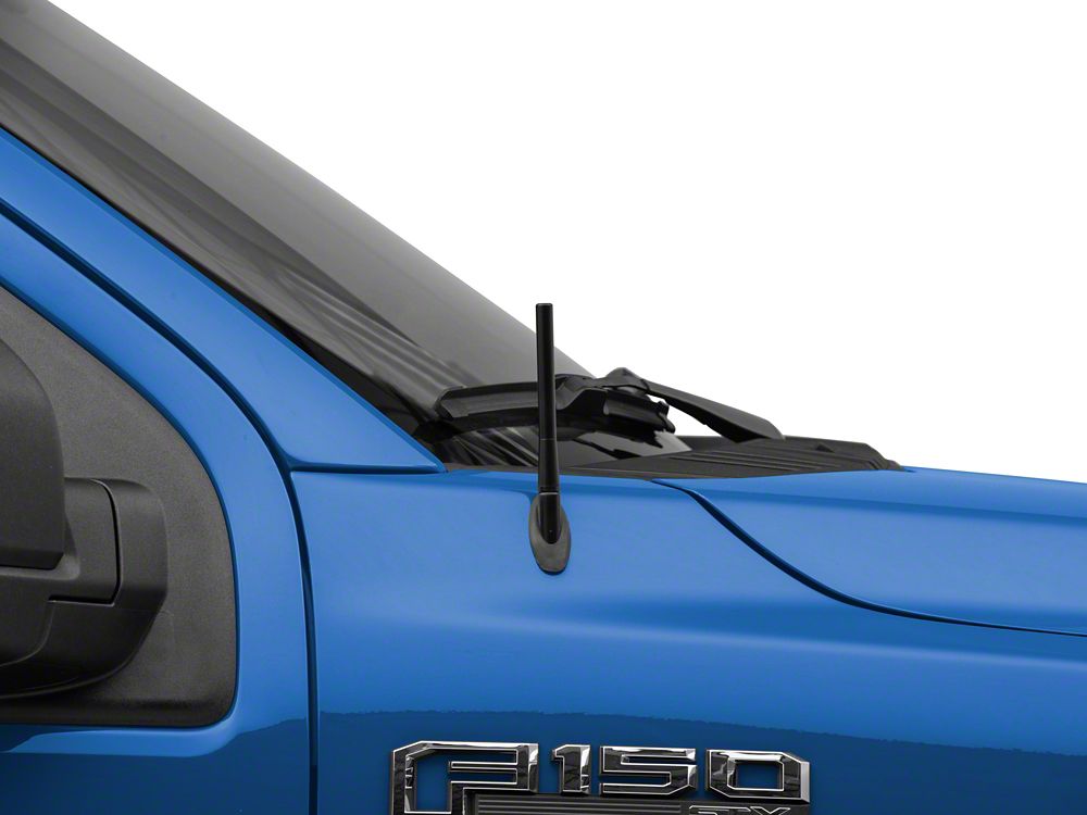 RedRock Short Billet Black Antenna; 5-Inch (97-25 F-150)