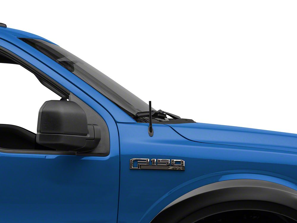 RedRock Short Billet Black Antenna; 5-Inch (97-25 F-150)