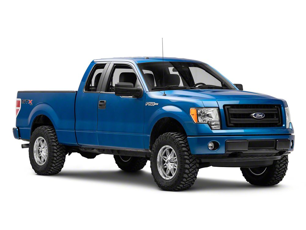 RedRock Modern Billet Mesh Lower Grille Insert; Black (09-14 F-150, Excluding Raptor, Harley Davidson & 2011 Limited)
