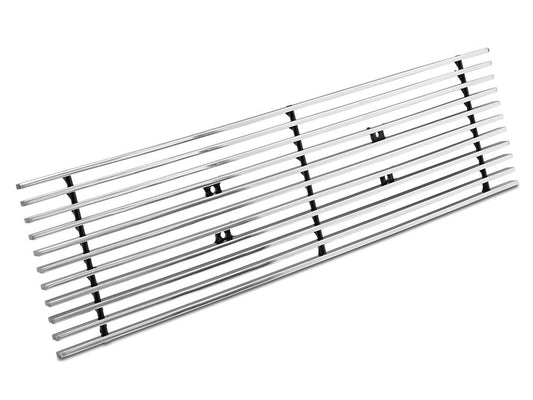 RedRock Modern Billet Lower Grille Insert; Polished (15-17 F-150, Excluding Raptor)