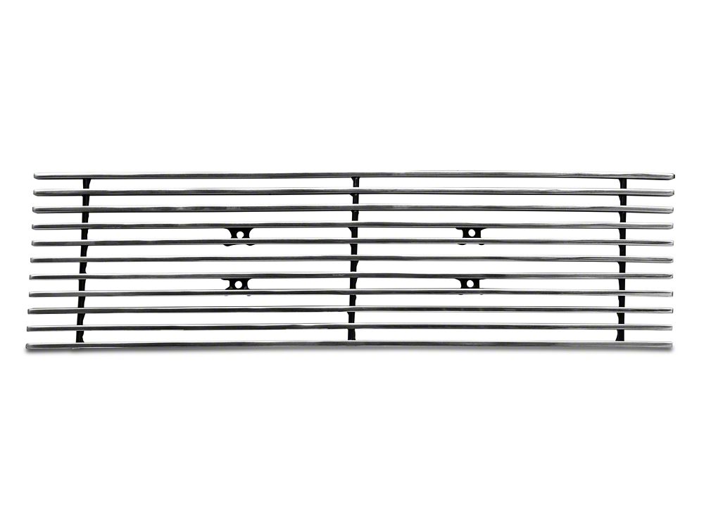 RedRock Modern Billet Lower Grille Insert; Polished (15-17 F-150, Excluding Raptor)