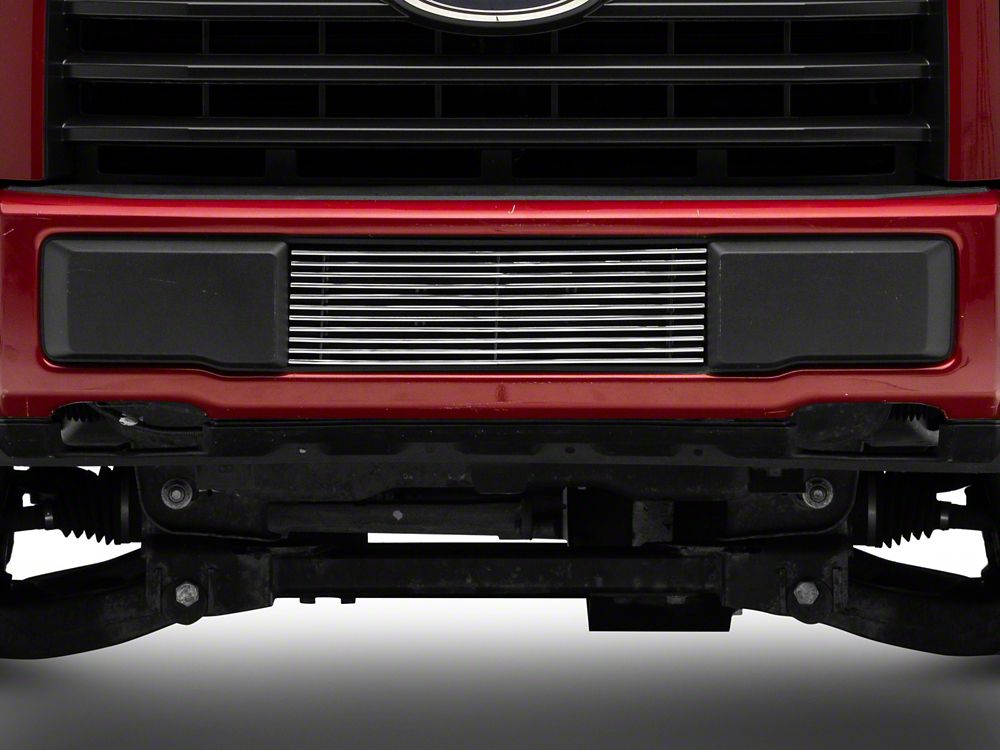 RedRock Modern Billet Lower Grille Insert; Polished (15-17 F-150, Excluding Raptor)