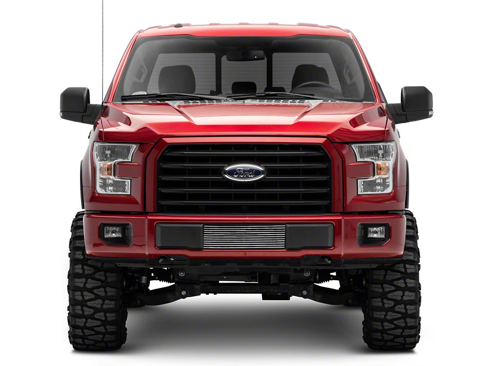RedRock Modern Billet Lower Grille Insert; Polished (15-17 F-150, Excluding Raptor)