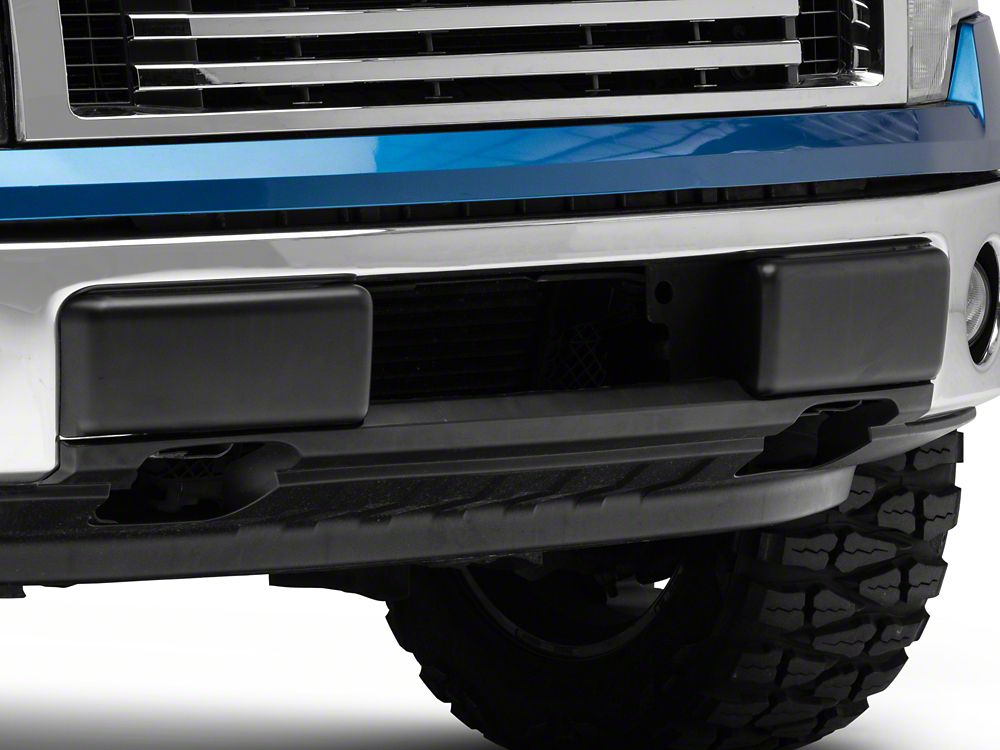 RedRock Front Bumper Guard Inserts; Black (09-14 F-150, Excluding Raptor)