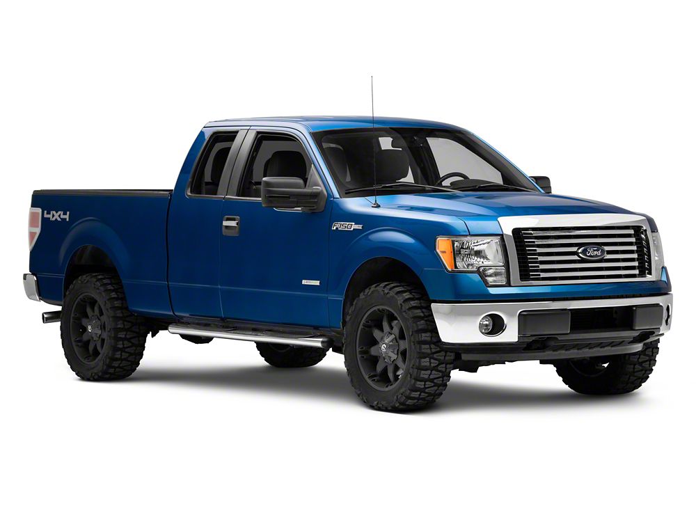 RedRock Front Bumper Guard Inserts; Black (09-14 F-150, Excluding Raptor)