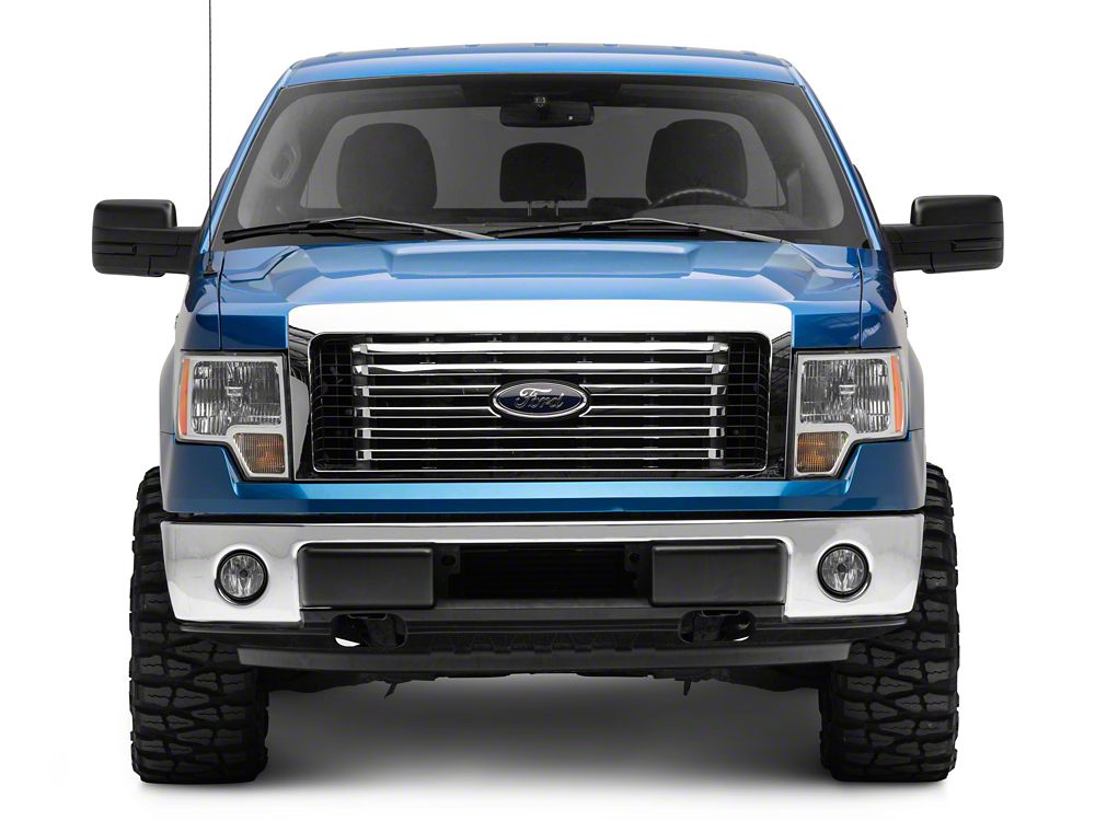 RedRock Front Bumper Guard Inserts; Black (09-14 F-150, Excluding Raptor)
