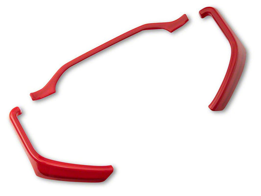 RedRock Gauge Cluster Bezel; Red (15-20 F-150)