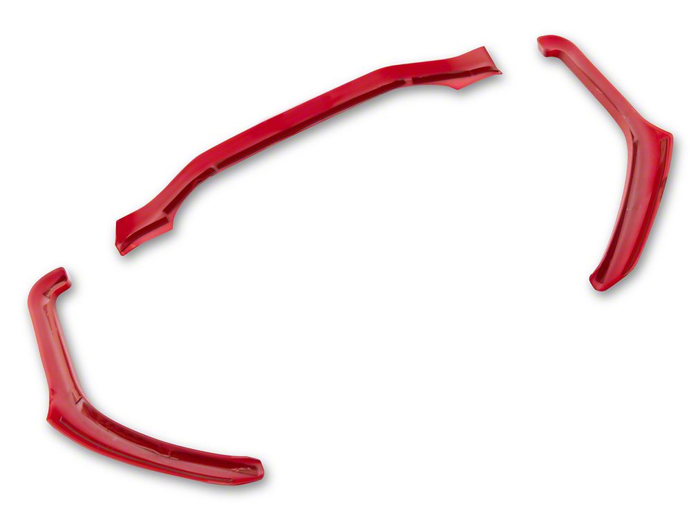 RedRock Gauge Cluster Bezel; Red (15-20 F-150)