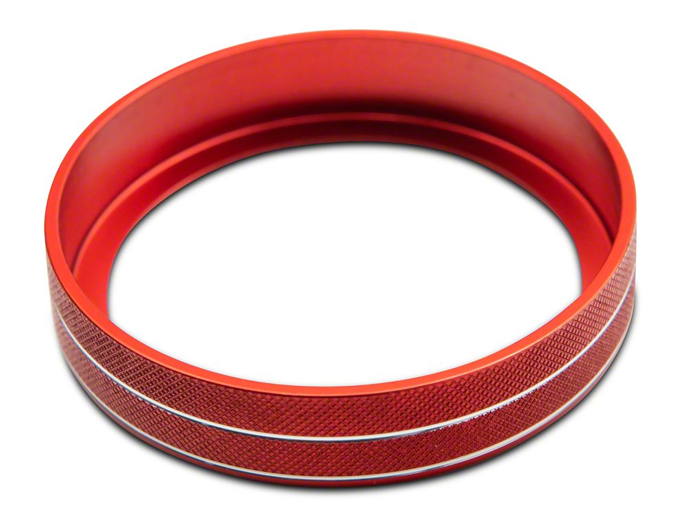 RedRock Trailer Button Knob Cover; Red (15-20 F-150)