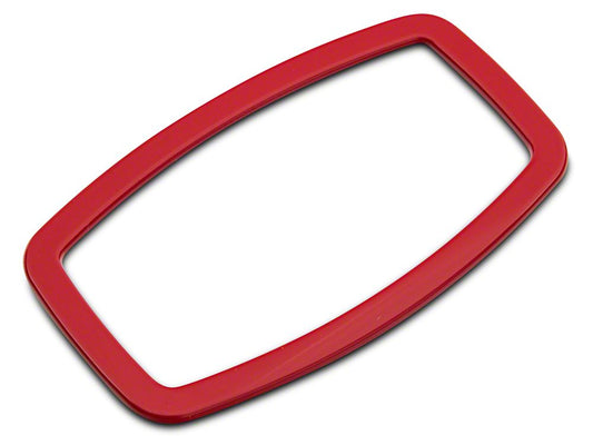 RedRock Headlight Switch Bezel; Red (15-20 F-150)