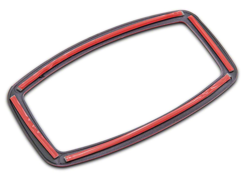 RedRock Headlight Switch Bezel; Red (15-20 F-150)
