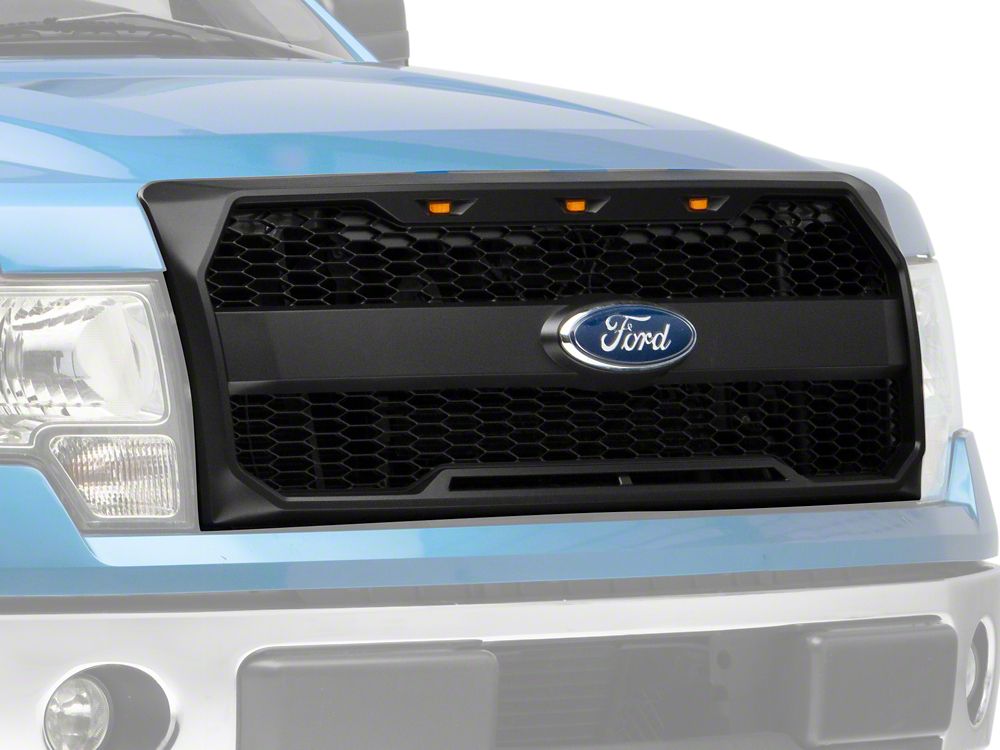 F-150 Mesh Upper Replacement Grille; Gloss Black (09-14 F-150 F-150 Mesh Upper Replacement Grille; Gloss Black (09-14 F-150