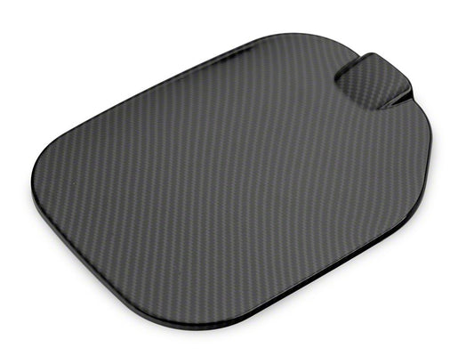 RedRock Fuel Door Cover; Carbon Fiber (21-25 F-150)