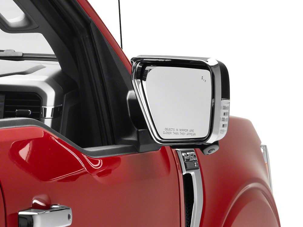 Ford Chrome Side Mirror Trim Molding - 2-Piece Set With 5-Year Warranty