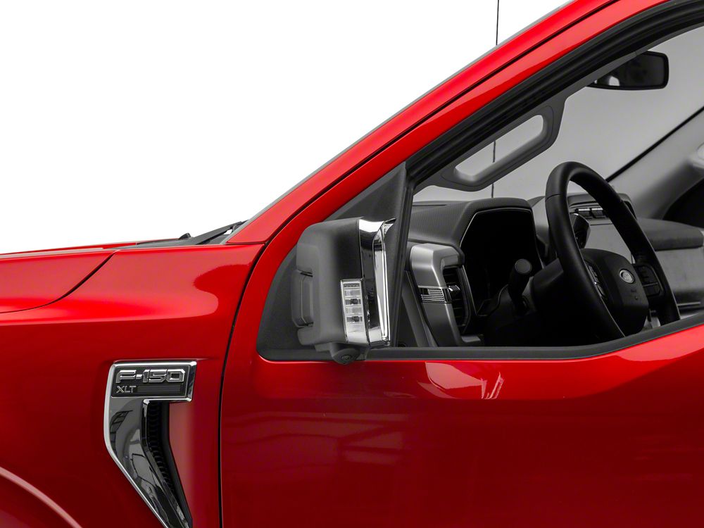 RedRock Side Mirror Trim; Chrome (21-25 F-150)