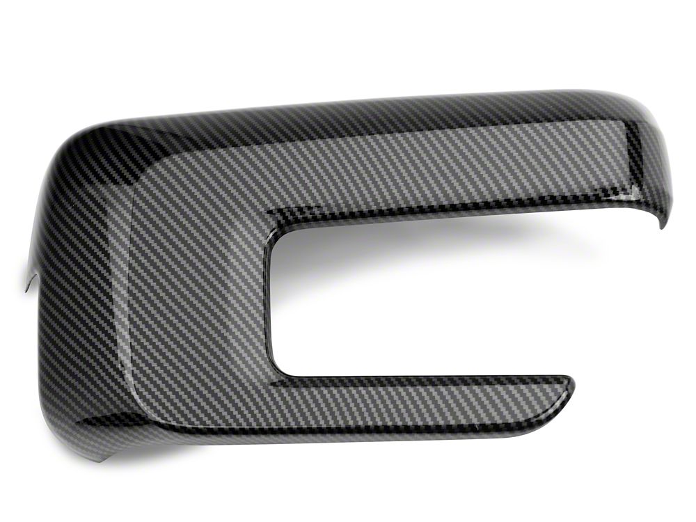 RedRock Side View Mirror Trim; Carbon Fiber (21-25 F-150)