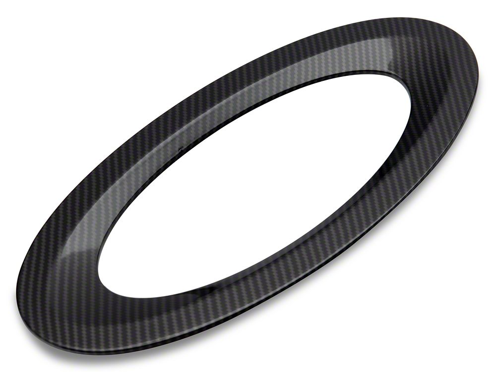 RedRock Tailgate Emblem Trim; Carbon Fiber (21-25 F-150)