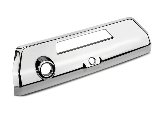 RedRock Tailgate Handle Cover; Chrome (21-25 F-150 w/ Power Fold-Down Tailgate)