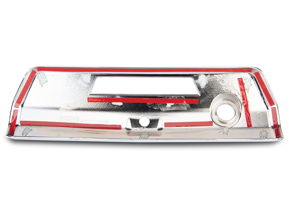 RedRock Tailgate Handle Cover; Chrome (21-25 F-150 w/ Power Fold-Down Tailgate)