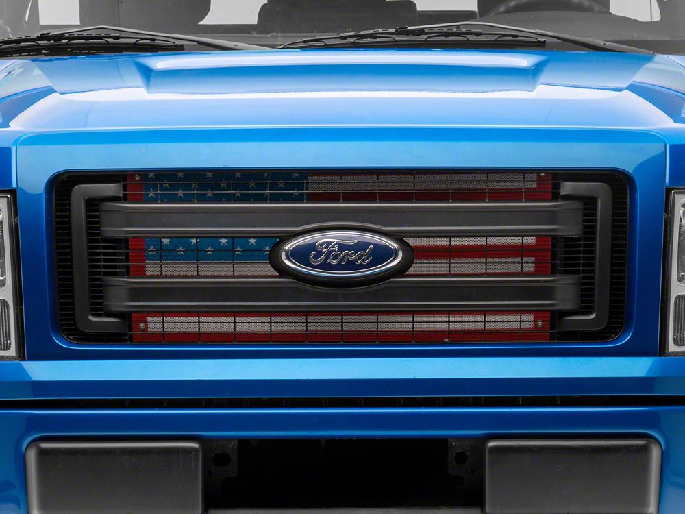 RedRock Grille Insert; Old Glory (09-14 F-150, Excluding Raptor)
