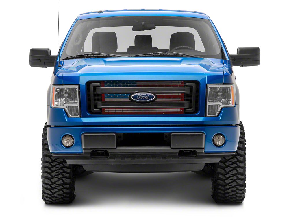 RedRock Grille Insert; Old Glory (09-14 F-150, Excluding Raptor)