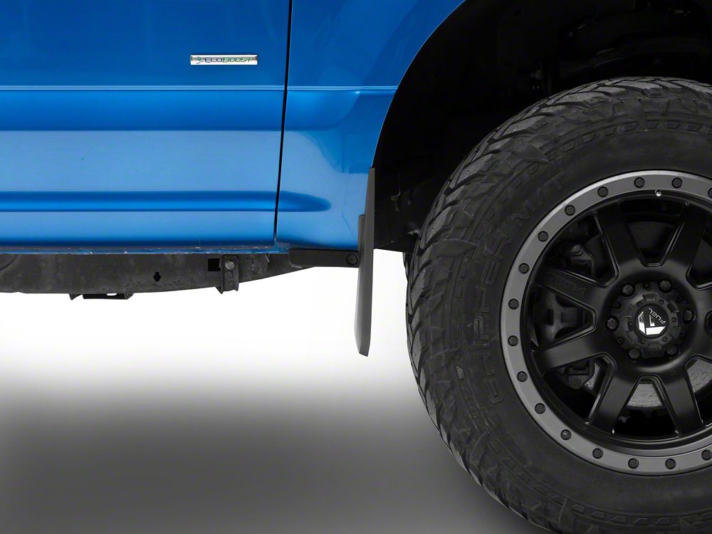 RedRock Molded Mud Guards; Front and Rear (15-20 F-150 w/o OE Fender Flares)