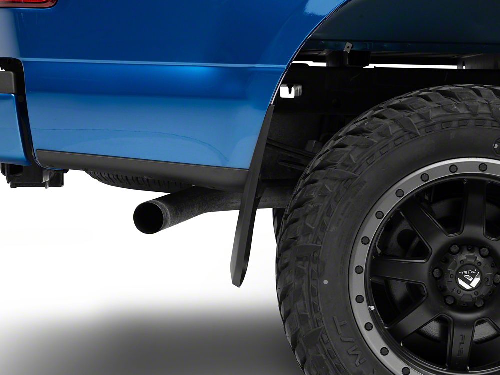 RedRock Molded Mud Guards; Front and Rear (15-20 F-150 w/o OE Fender Flares)