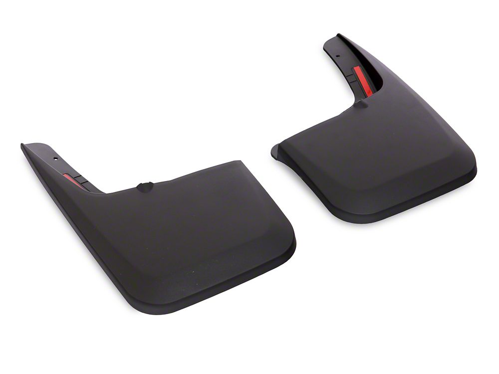 RedRock Molded Mud Guards; Front and Rear (15-20 F-150 w/ OE Fender Flares)