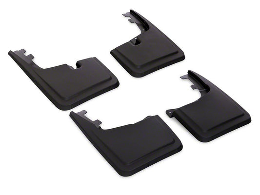 RedRock Molded Mud Guards; Front and Rear (21-25 F-150, Excluding Raptor)