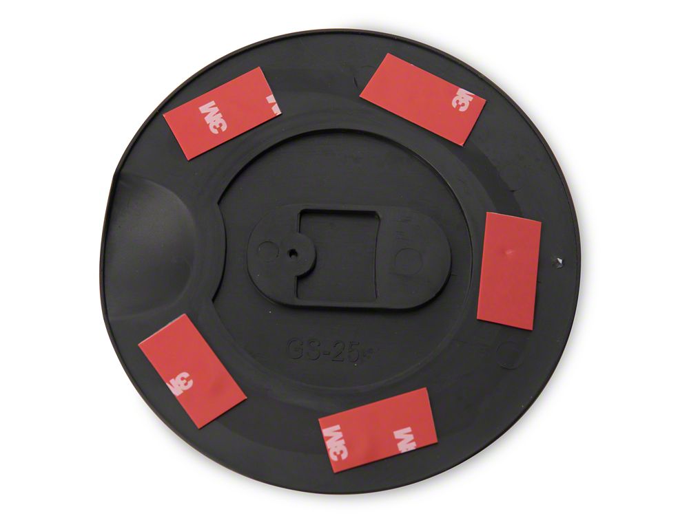 RedRock Fuel Door Cover; Matte Black (04-08 F-150 Styleside)