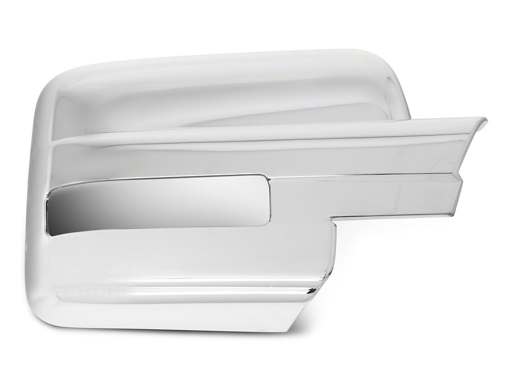 RedRock Full Mirror Covers; Chrome (09-14 F-150)
