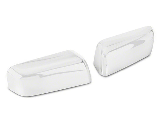 RedRock Top Half Mirror Covers; Chrome (04-08 F-150)