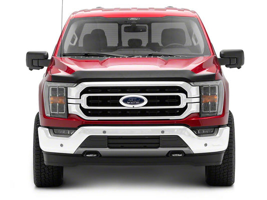 RedRock Hood Protector; Gloss Black (21-25 F-150, Excluding Raptor & Tremor)