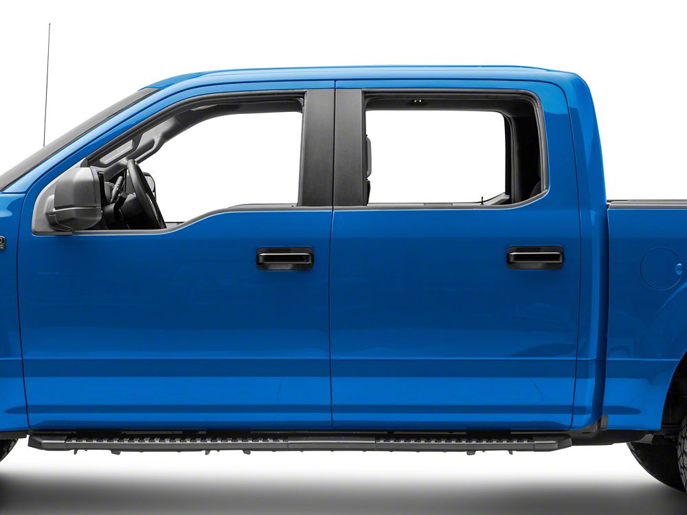 RedRock Door Handle Covers; Black (15-20 F-150 SuperCrew)