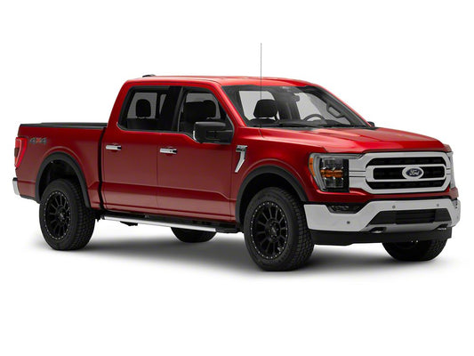 RedRock OE Style Fender Flares; Black (21-25 F-150 w/o Mud Guards, Excluding Raptor)