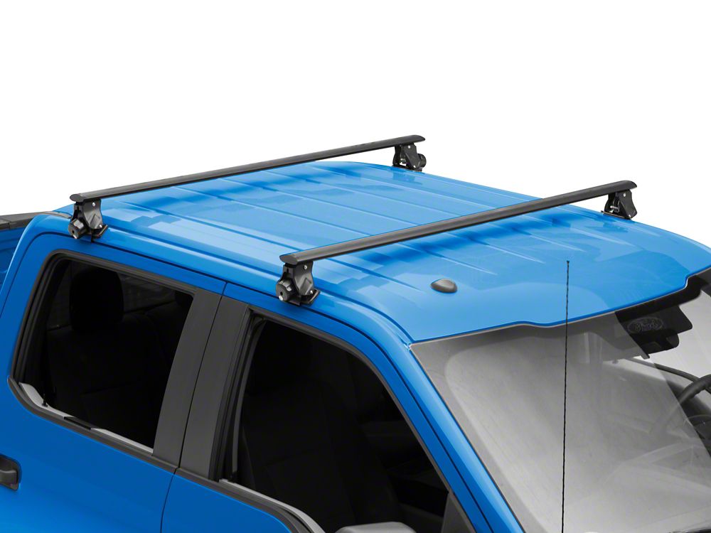 RedRock Cross Bar Roof Rack; Black; 60-Inch (15-20 F-150)