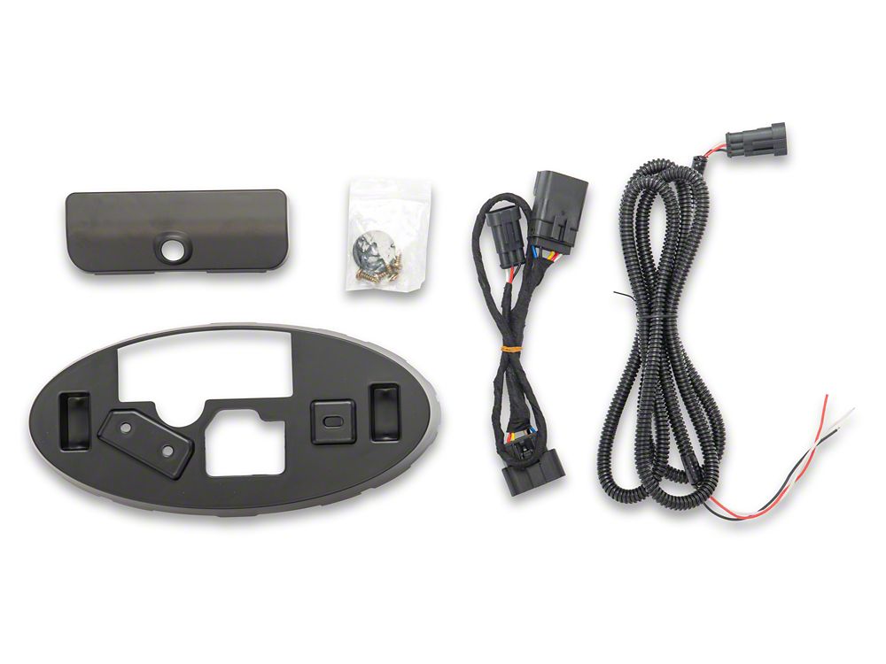 RedRock Baja Style Upper Replacement Grille with LED Light Bar and Emblem Surround (21-23 F-150, Excluding Raptor & Tremor)