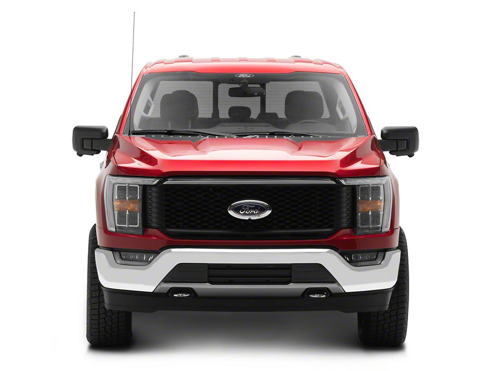 RedRock Baja Style Upper Replacement Grille with LED Light Bar and Emblem Surround (21-23 F-150, Excluding Raptor & Tremor)
