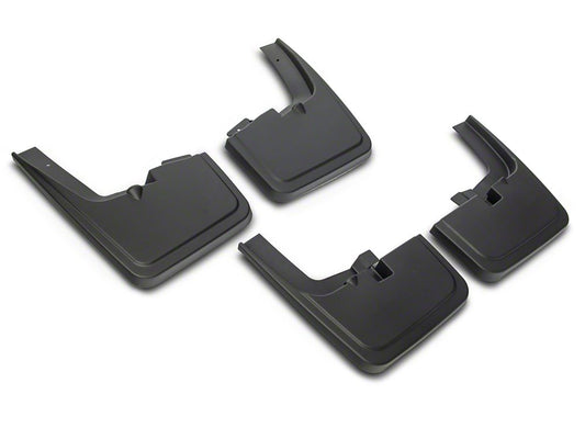 RedRock Molded Mud Guards; Front and Rear (15-20 F-150 w/ OE Fender Flares, Excluding Raptor)