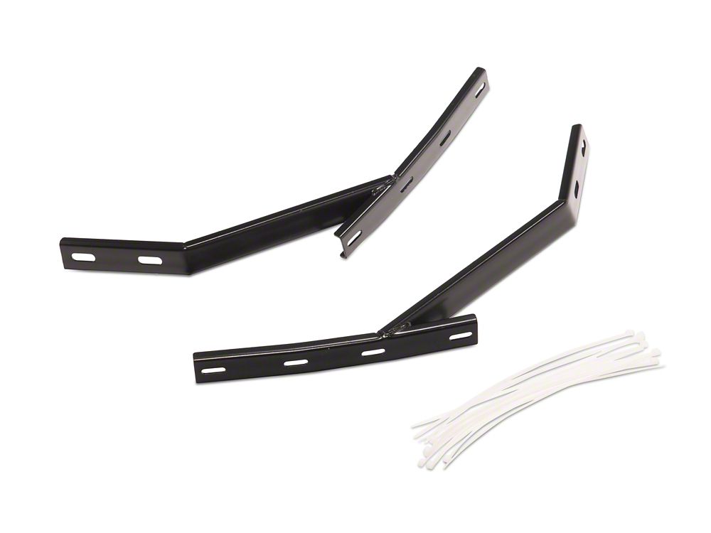 RedRock Baja Upper Replacement Grille with LED DRL and Turn Signal Function; Matte Black (04-08 F-150)