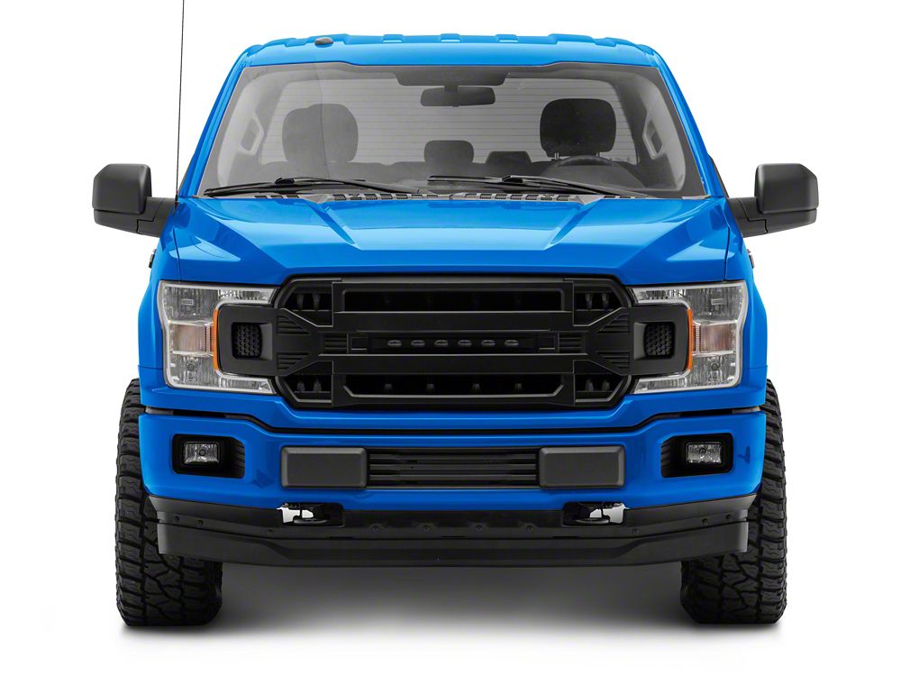 RedRock Armor Upper Replacement Grille with LED Off-Road Lighting (18-20 F-150, Excluding Raptor)