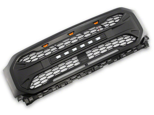 RedRock Armor Upper Replacement Grille with LED Off-Road Lighting (21-23 F-150, Excluding Raptor)