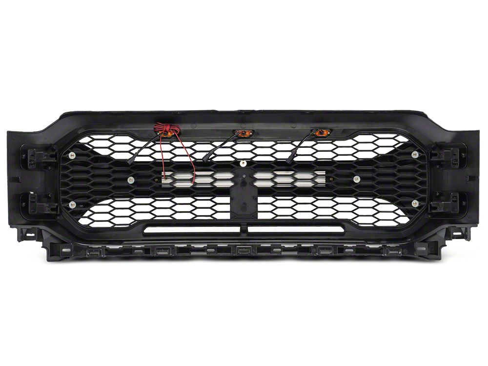 RedRock Armor Upper Replacement Grille with LED Off-Road Lighting (21-23 F-150, Excluding Raptor)